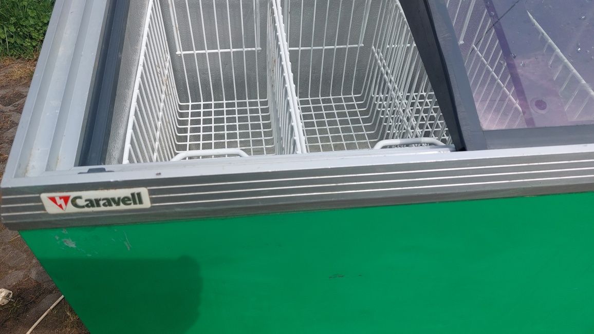 Zamrazarka skrzyniowa przeszklona
