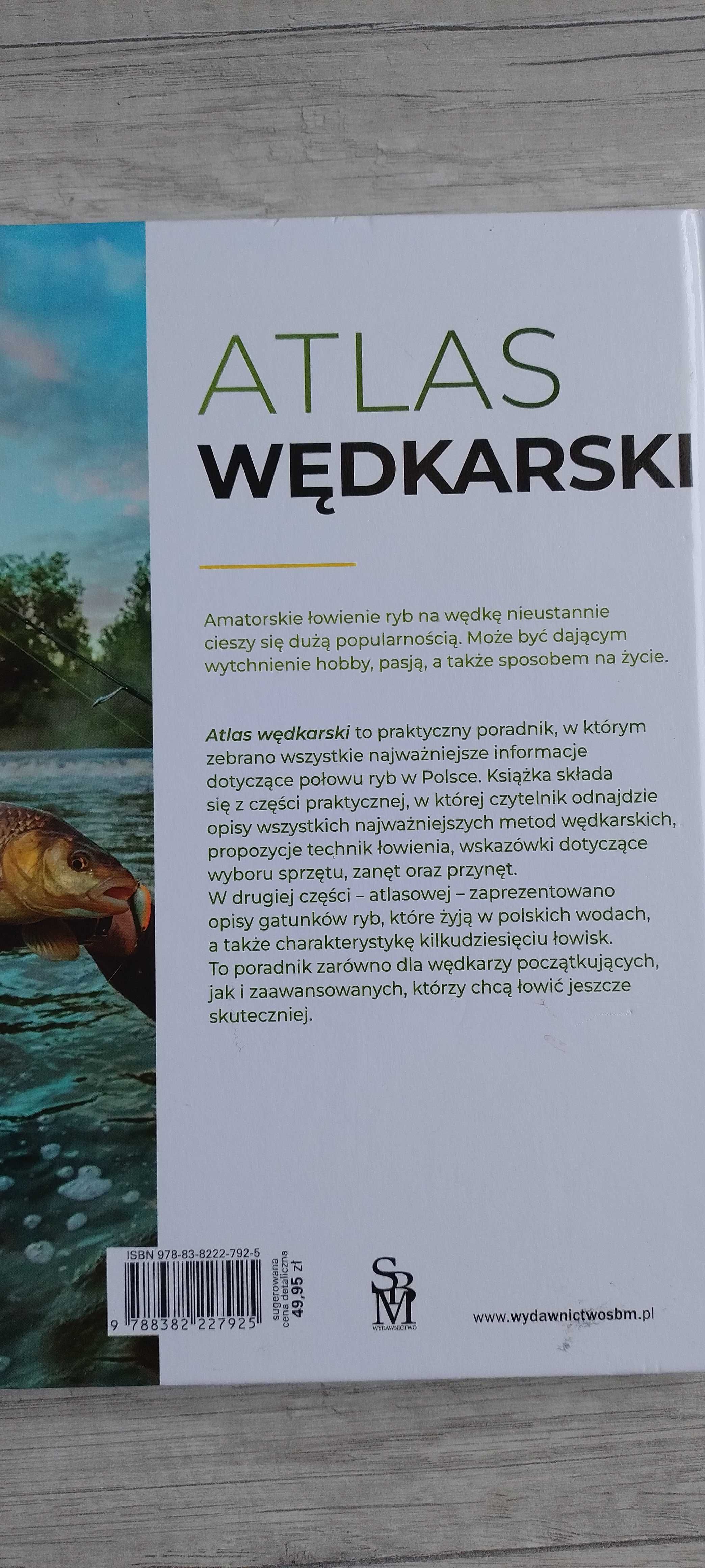 Atlas wędkarski Łukasz Kolasa, nowy na prezent