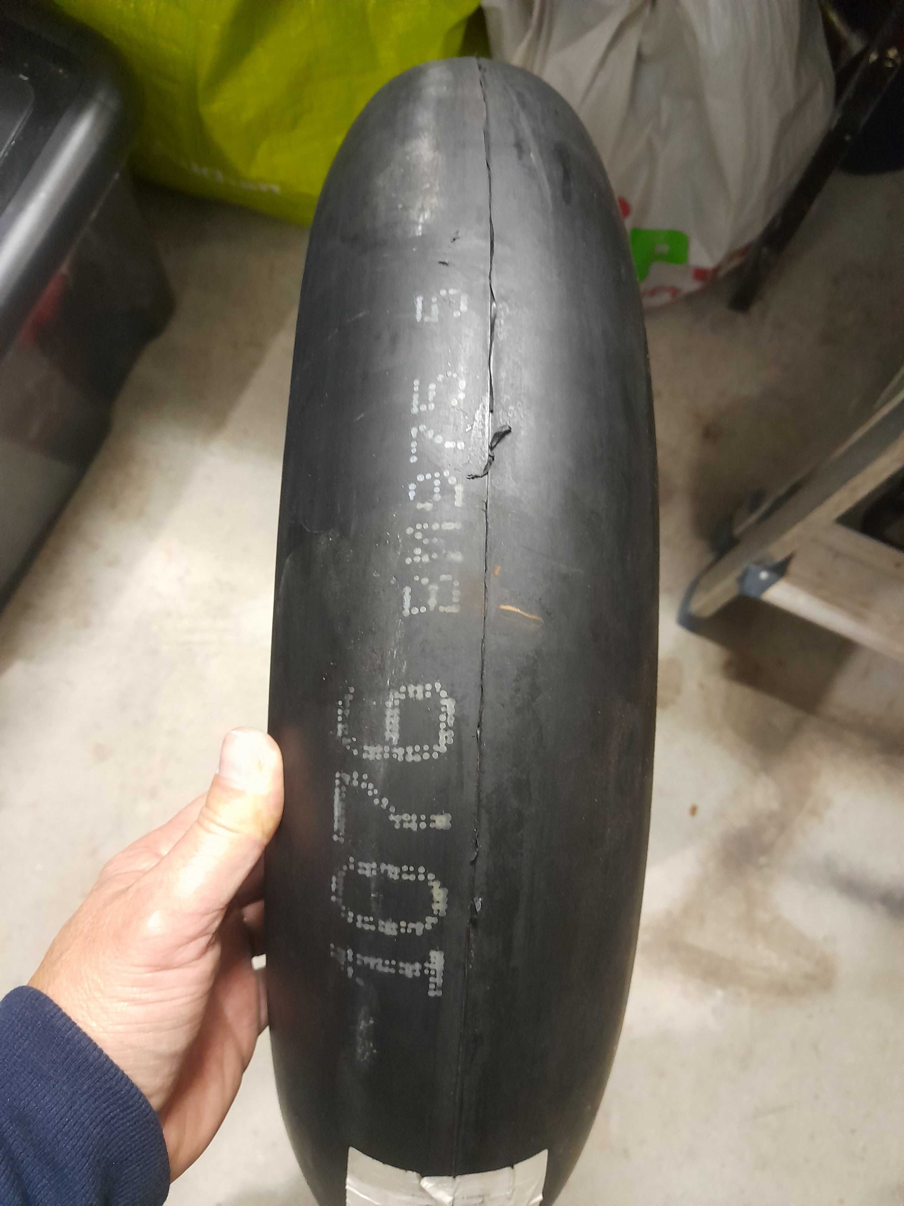 Manetes+viseira kawasaki ZX6 /08+ 2 dunlop slick moto 2