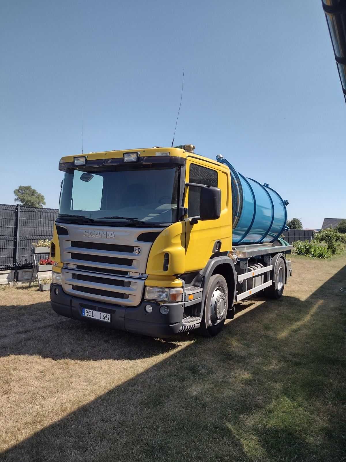 Scania P270 Pojazd asenizacyjny.
