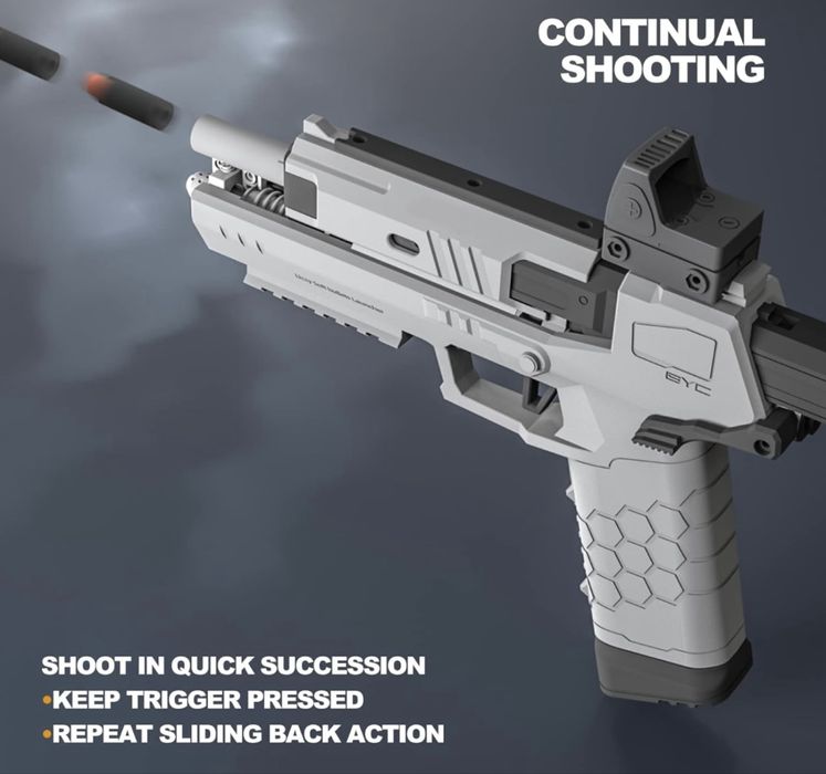 Pistolet piankowy do zabawy