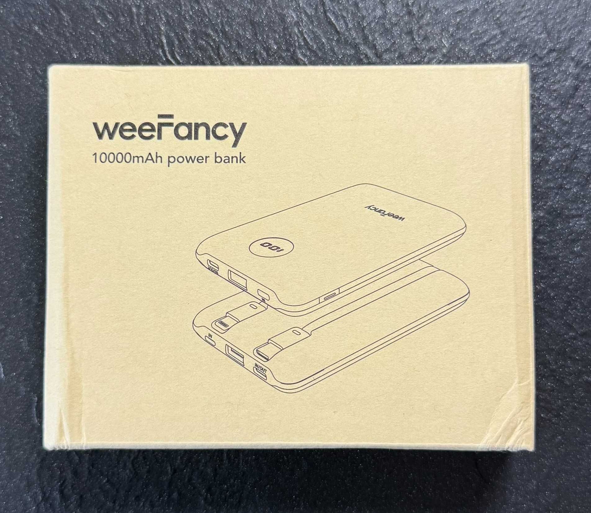 Powerbank USB C ze zintegrowanym kablem PD QC Szybkie ładowanie