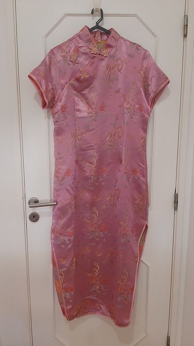 Vestido de carnaval chinesa adulto