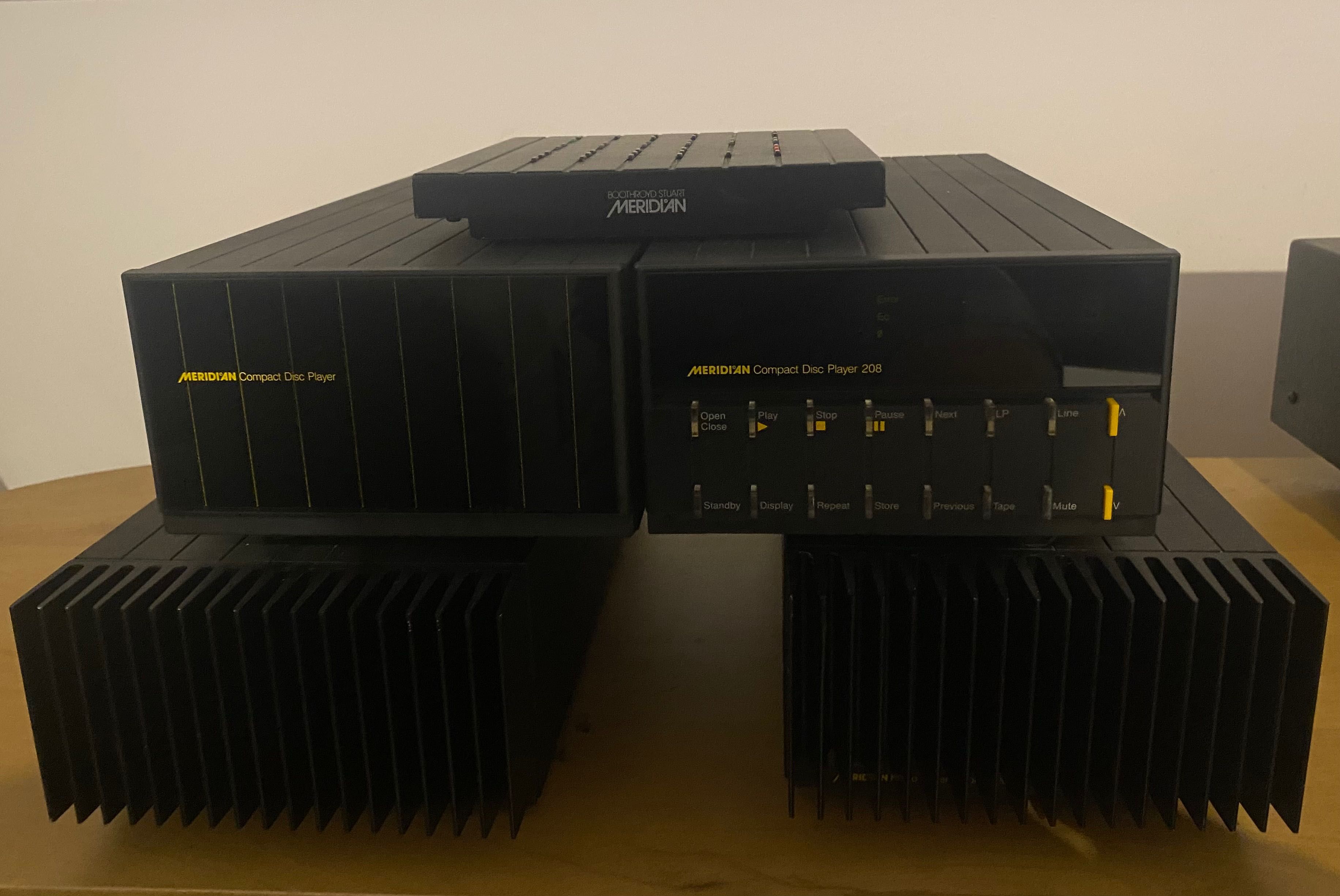Meridian 208, 209 ,205 zestaw monobloki /pre / CD