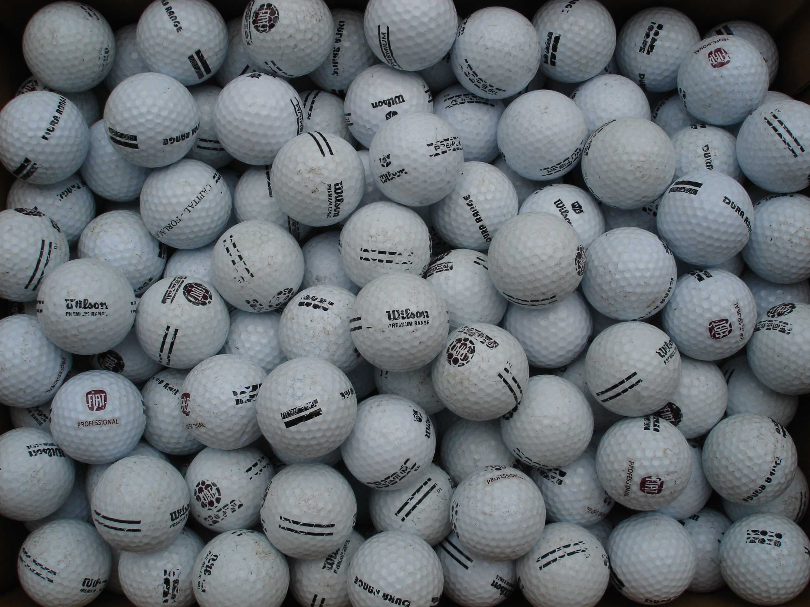 100 szt - Piłki golfowe rangowe używane Paczkomat