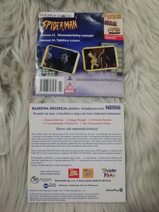Bajki DVD i VCD Reksio Spiderman Księga dżungli