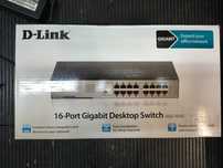 Przełącznik sieciowy, switch D-Link DGS-1016D w pełni sprawny, komplet