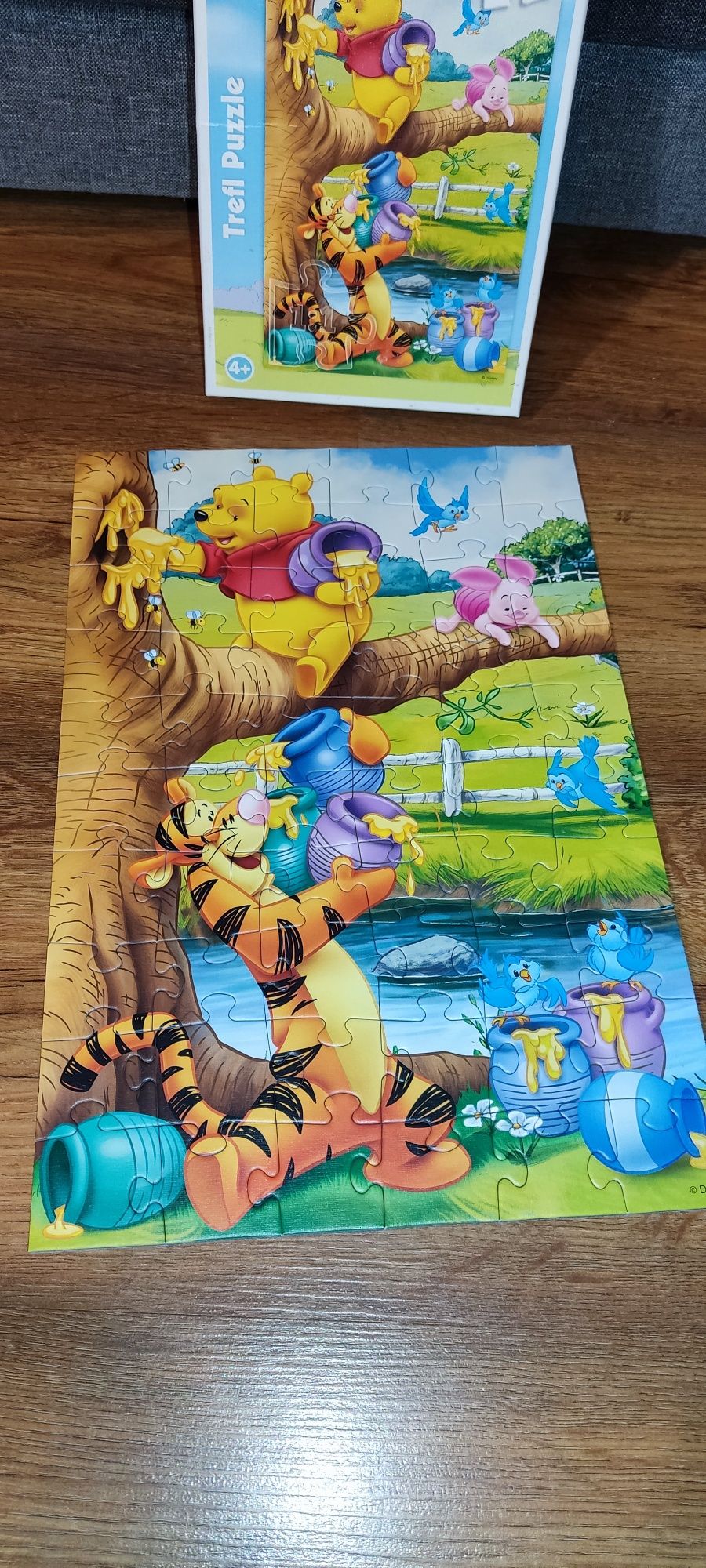 Disney Winnie the Pooh Kubuś Puchatek Trefl Puzzle 60 elementów 4 +