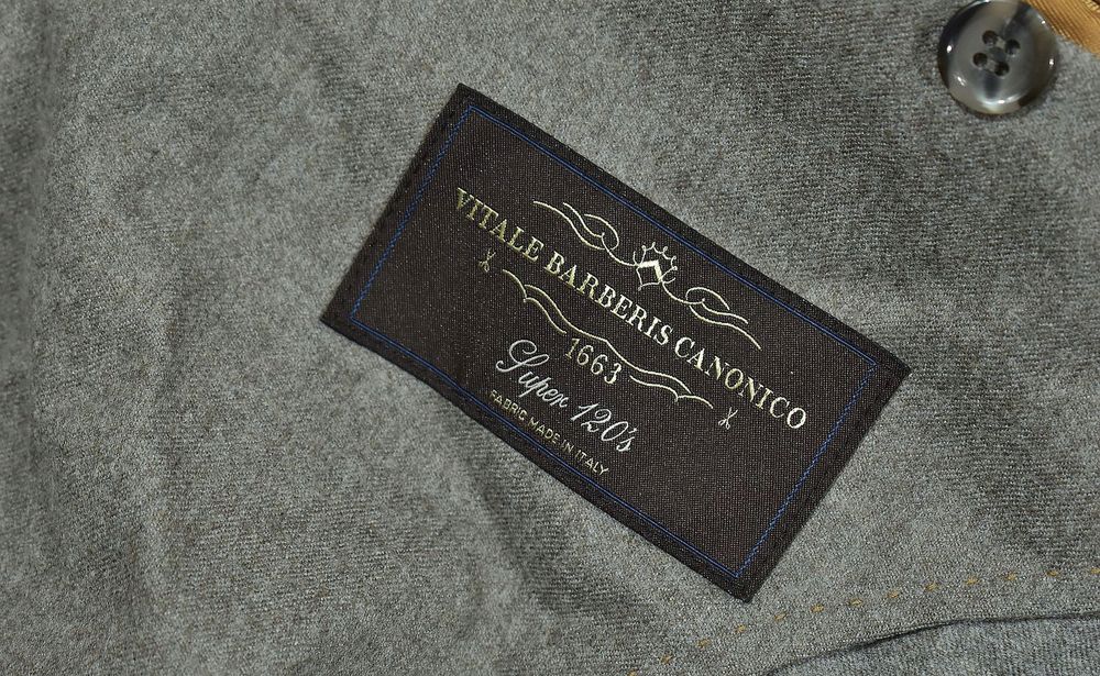 Onesto Wełniany Garnitur Męski Super 120 / 46