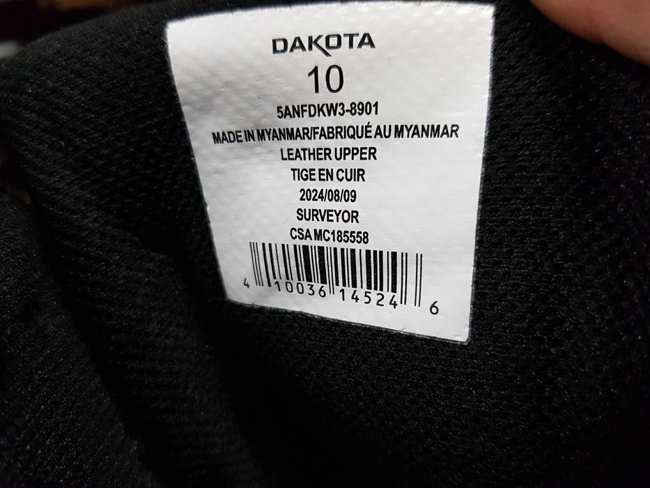 Buty robocze DAKOTA rozm 44 wkł 29,5 cm