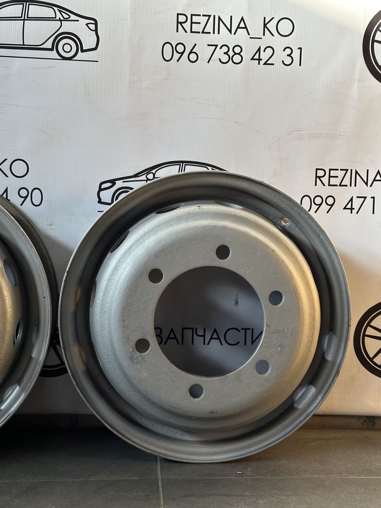 Диски сталеві спарка 6х205 R16 Iveco Daily,Mercedes Vario,609