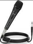 Przewodowy mikrofon dynamiczny tonor k1 kabel xlr 5 m jack 6 35 mm.