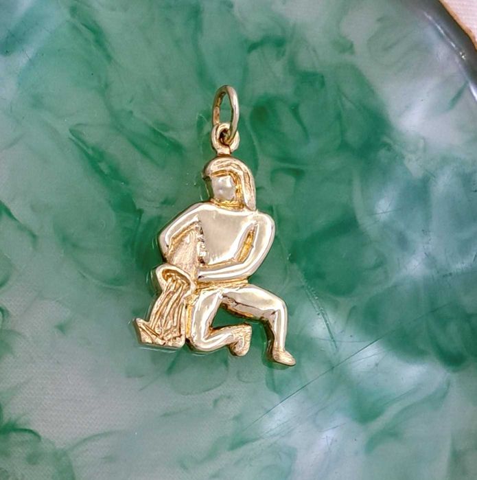 WYPRZEDAŻ !-30% Wisiorek Złoty 585 Znak Zodiaku WODNIK Z-1178