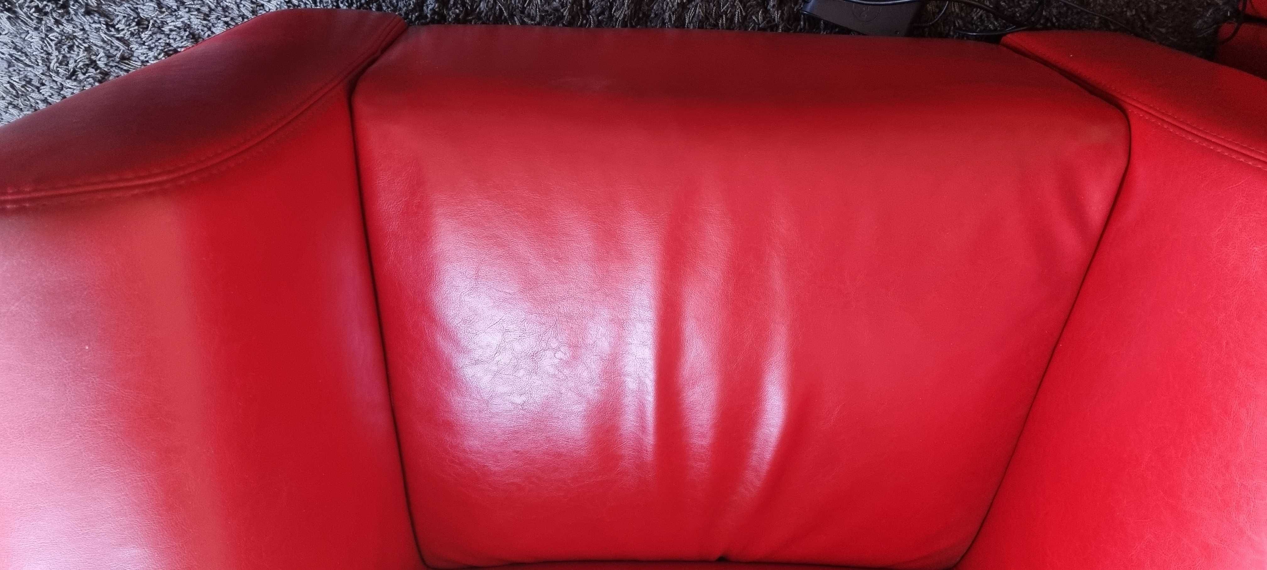 PROMOCJA tylko dziś! Używana skórzana sofa i fotel