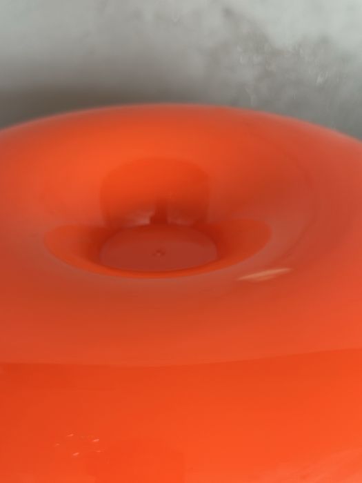 Retro lampka pomarańczowa Space Age nocna stołowa Modern Loft