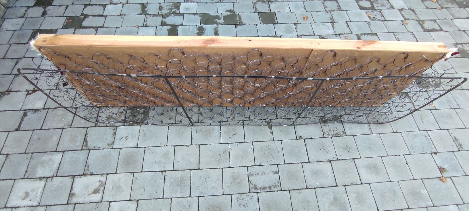 Sprężyny bonell do kanapy sofy ze stelażem 2 szt. 53x182 cm