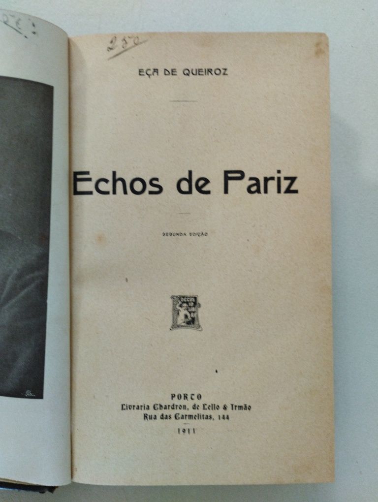 Eça de Queiroz   - Echos de Pariz