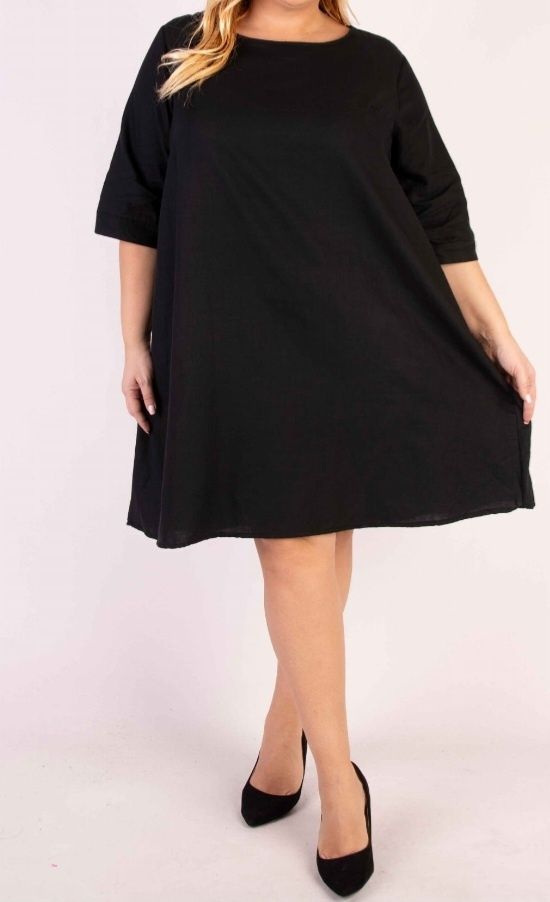 Turecka płócienna bawełna trapez plus size xxxl 48 50