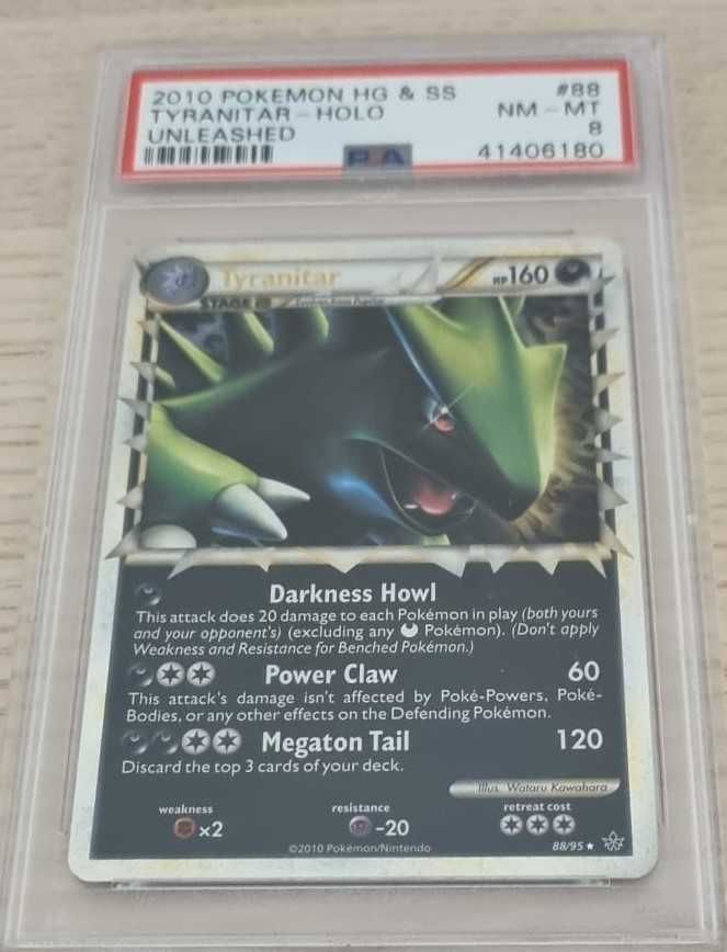 Pokemon PSA 8 Tyranitar - Holo