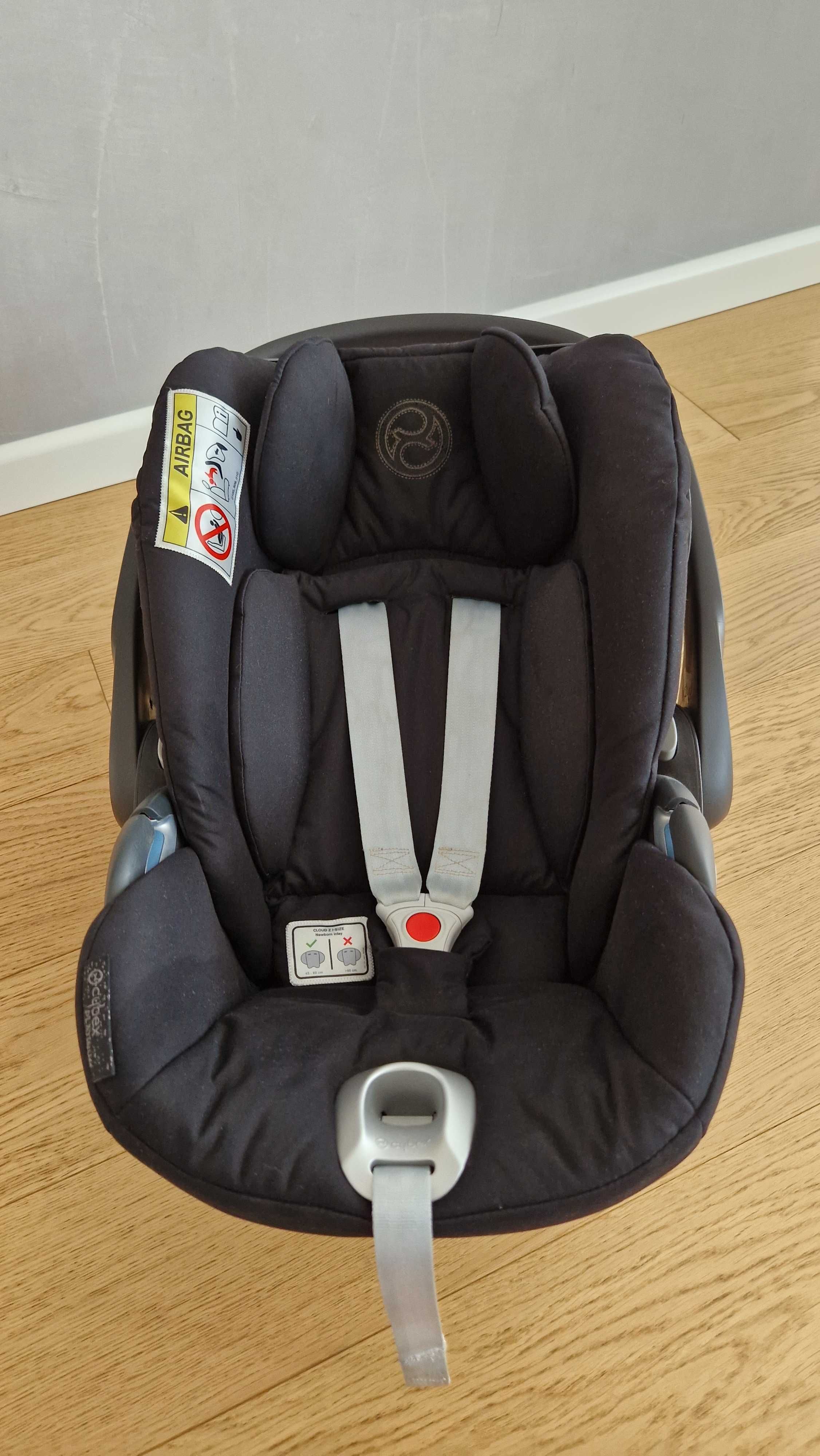 Nosidełko/fotelik Cybex Cloud Z i-Size | Baza Cybex Base Z | CZARNY |
