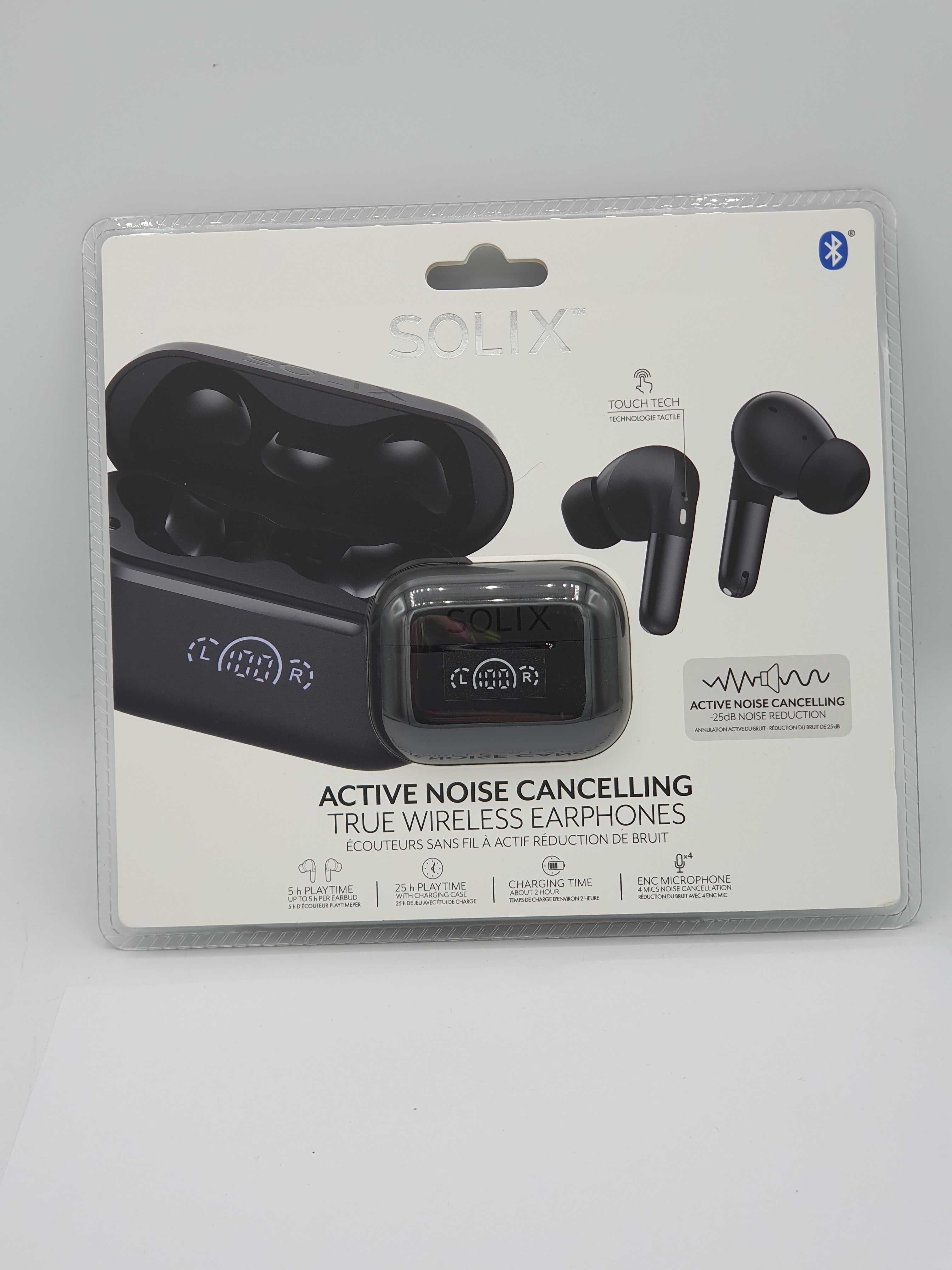 Bezprzewodowe słuchawki Solix NEXUS ANC TWS Bluetooth 5.4 ENC