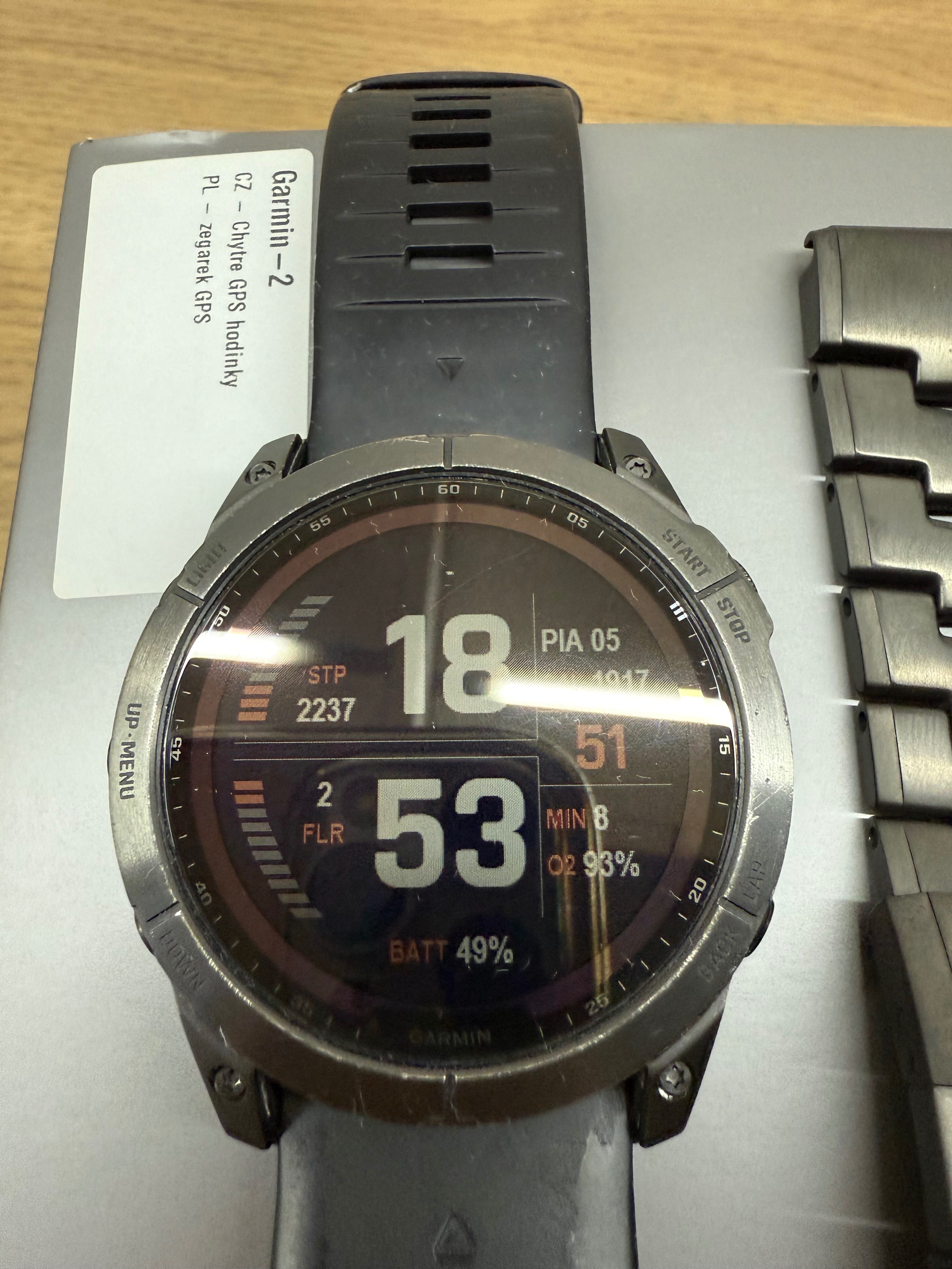 Garmin Fenix 7X Sapphire Solar Titaniun  51mm