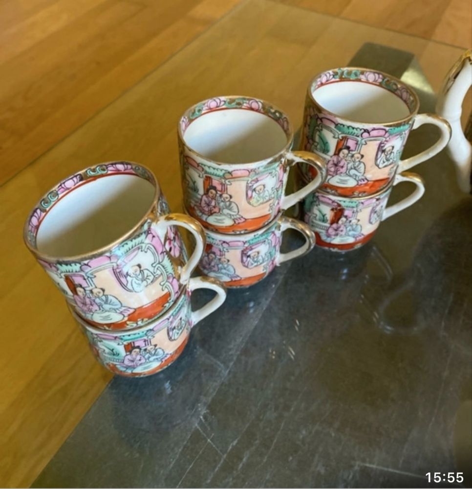 Serviço cafe porcelana chinesa