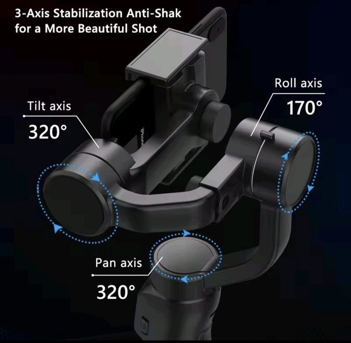 Gimbal estabilizador 3 eixos (novo)
