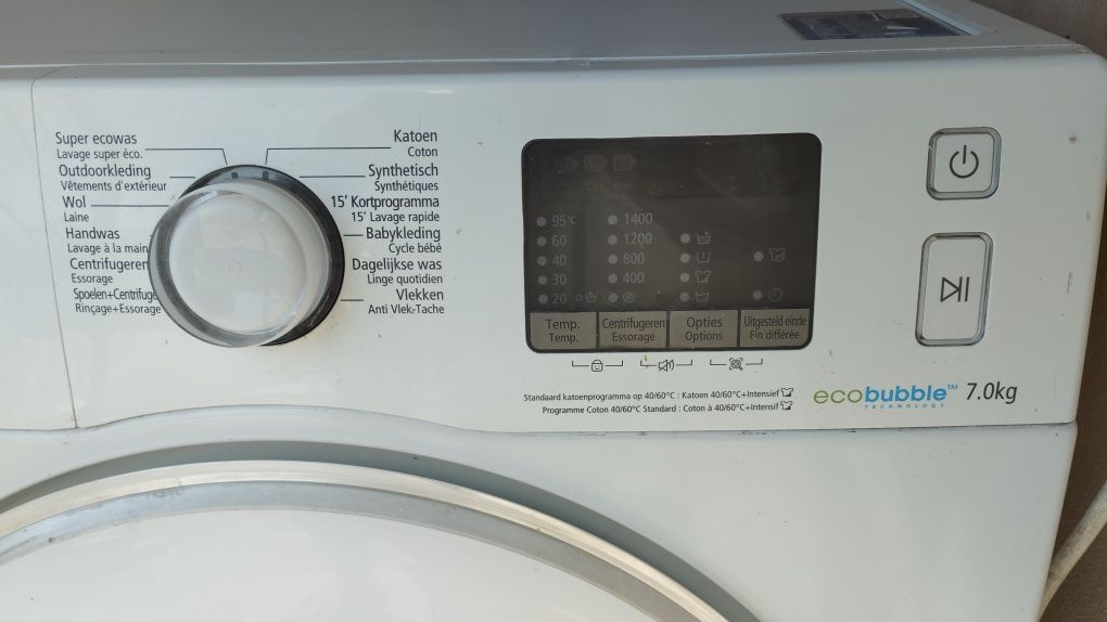 Máquina de lavar Samsung ecobubble 7 kg