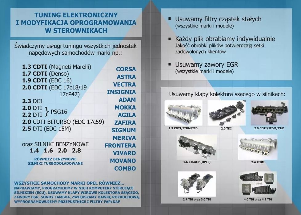 CHIPTUNING sterownika silnika ECU FLASH - Przyrost mocy 13-16%