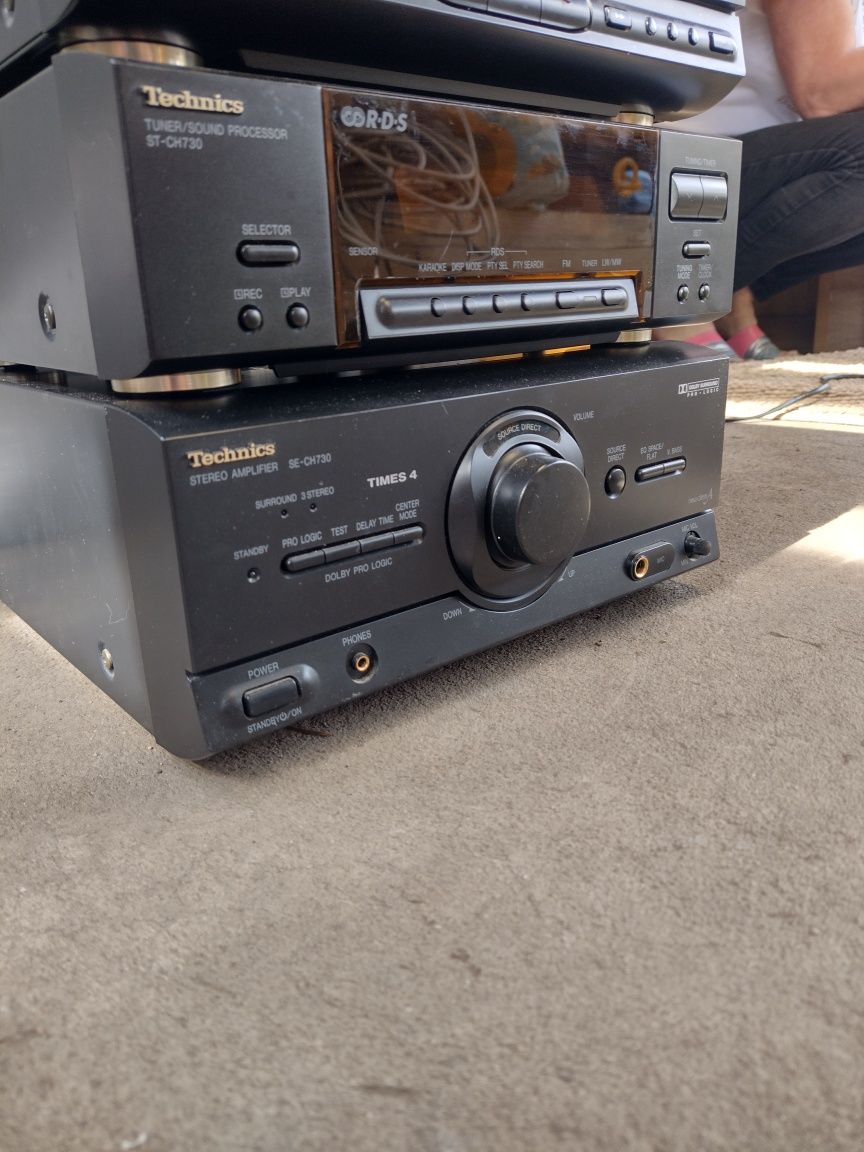 Wieża Technics z pilotem