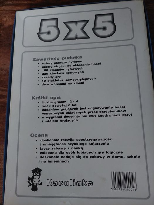 stara gra planszowa 5x5