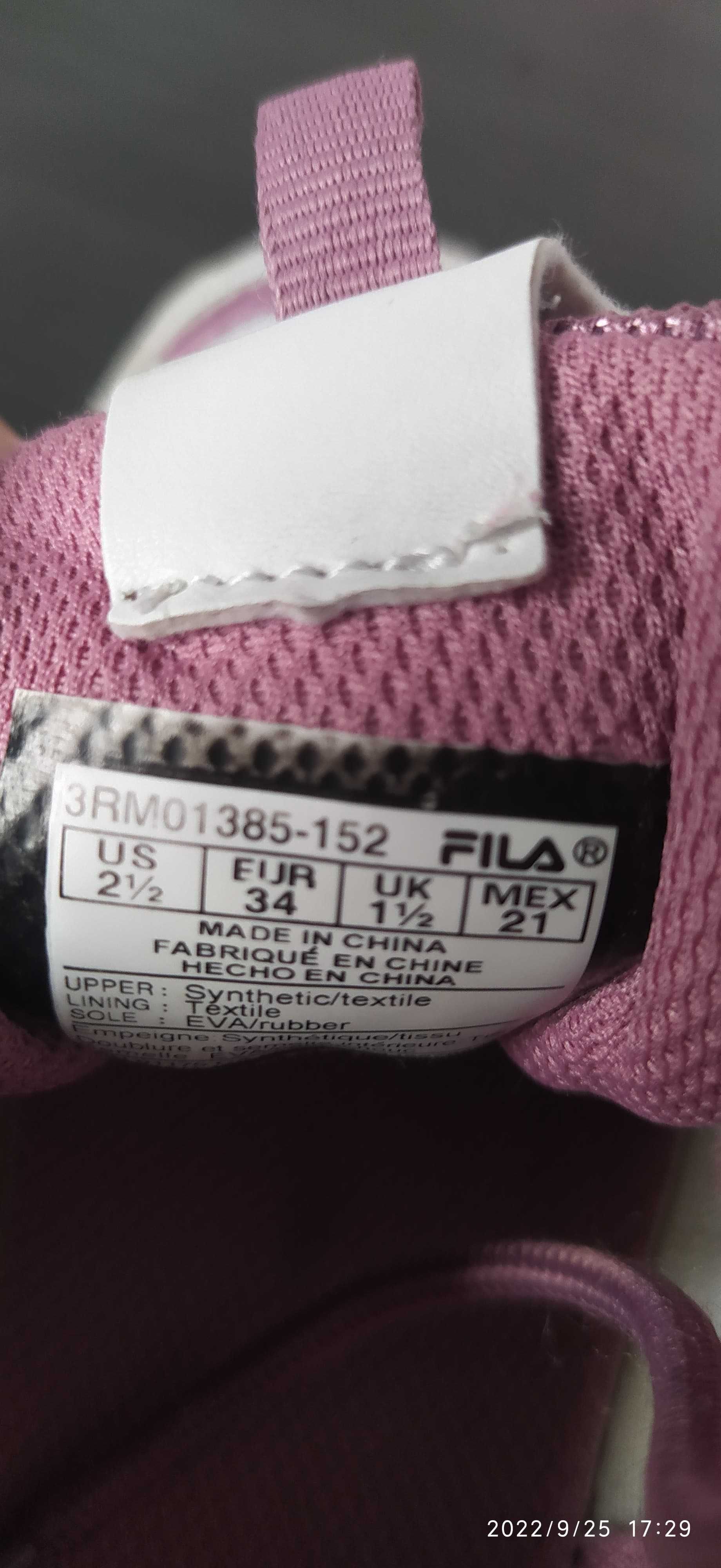 Buty Fila rozmiar 34
