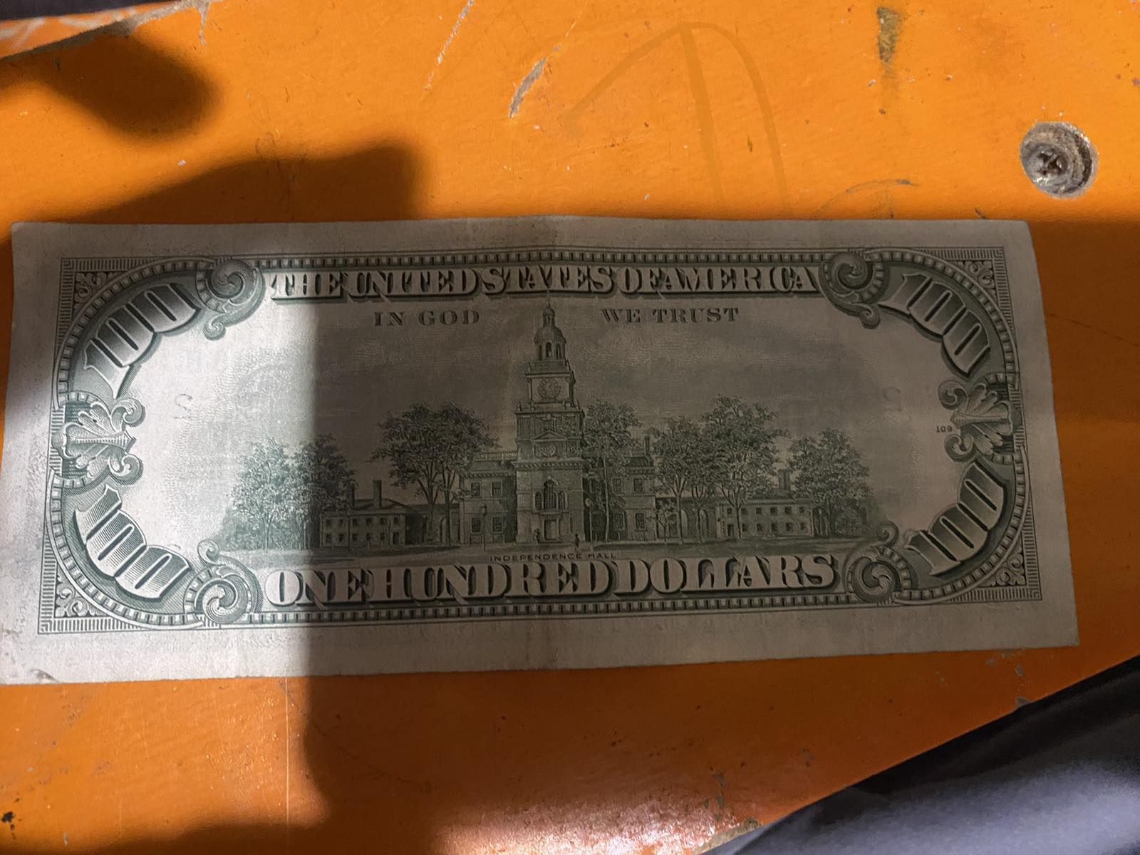 100доларов 1977.