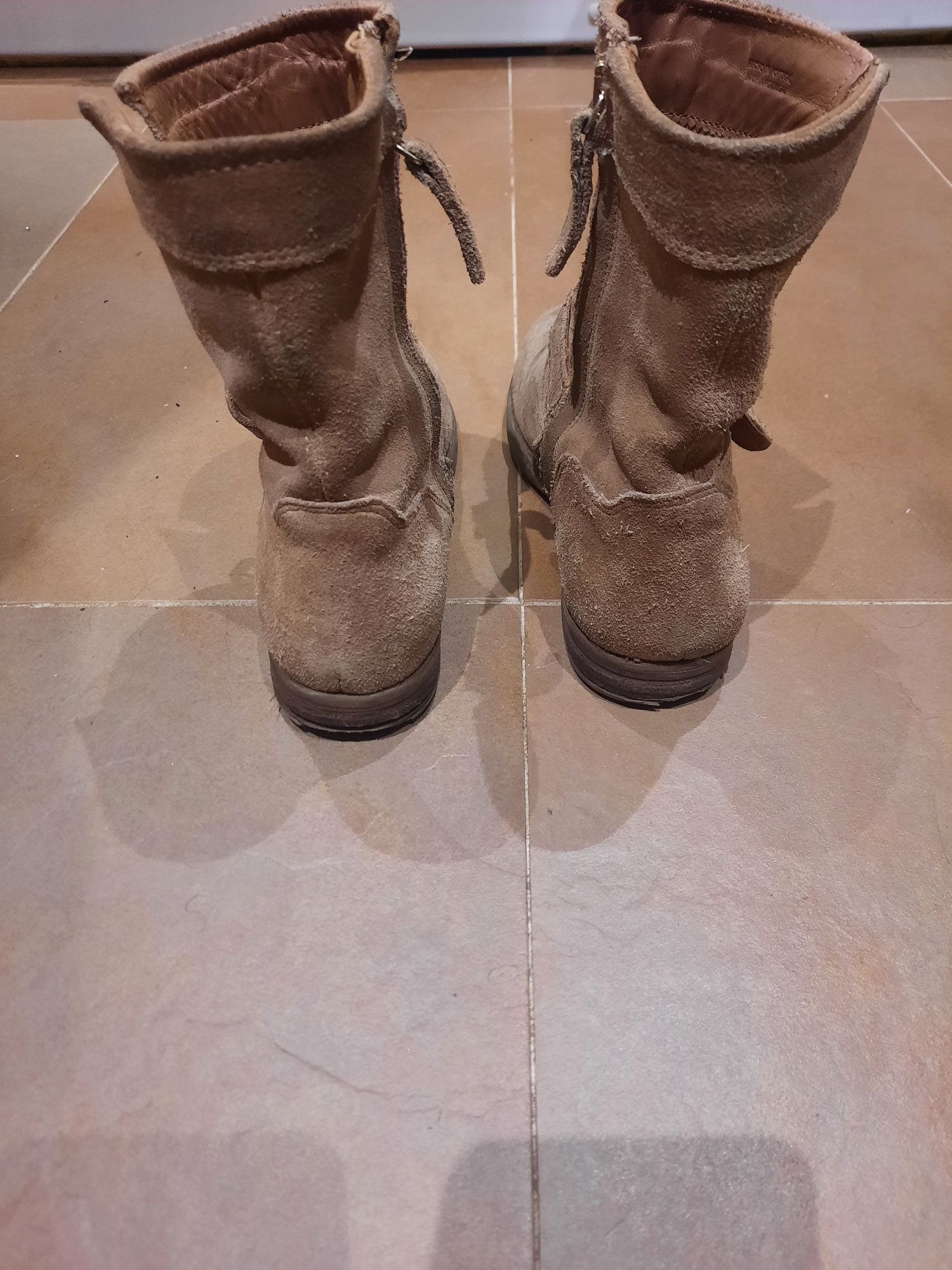 Botas camurça MassimoDutti n°33