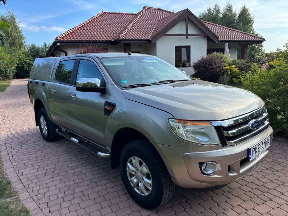 Ford Ranger *4x4*PickUp*XLT*5-osobowy*VAT23%*euro5*Klima*Hak 3,5t*serwis*z Niemiec