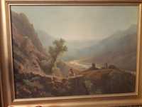 картина репродукция "В горах" Л.Ф.Лагерио в новом состоянии