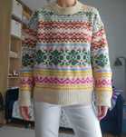 Sweter Zara Kolorowy we wzory