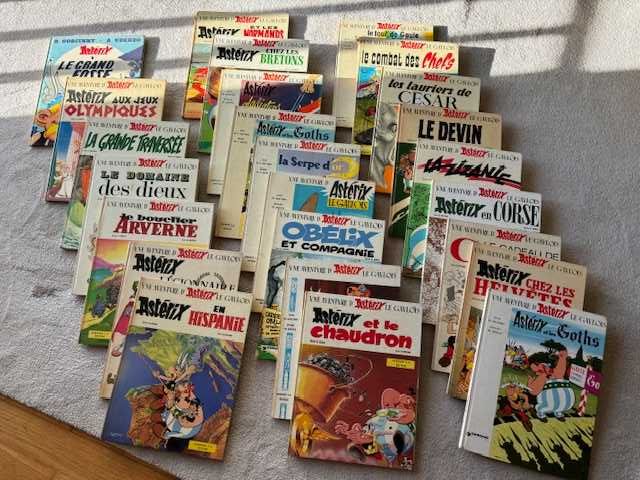 Livros antigos Astérix em francês