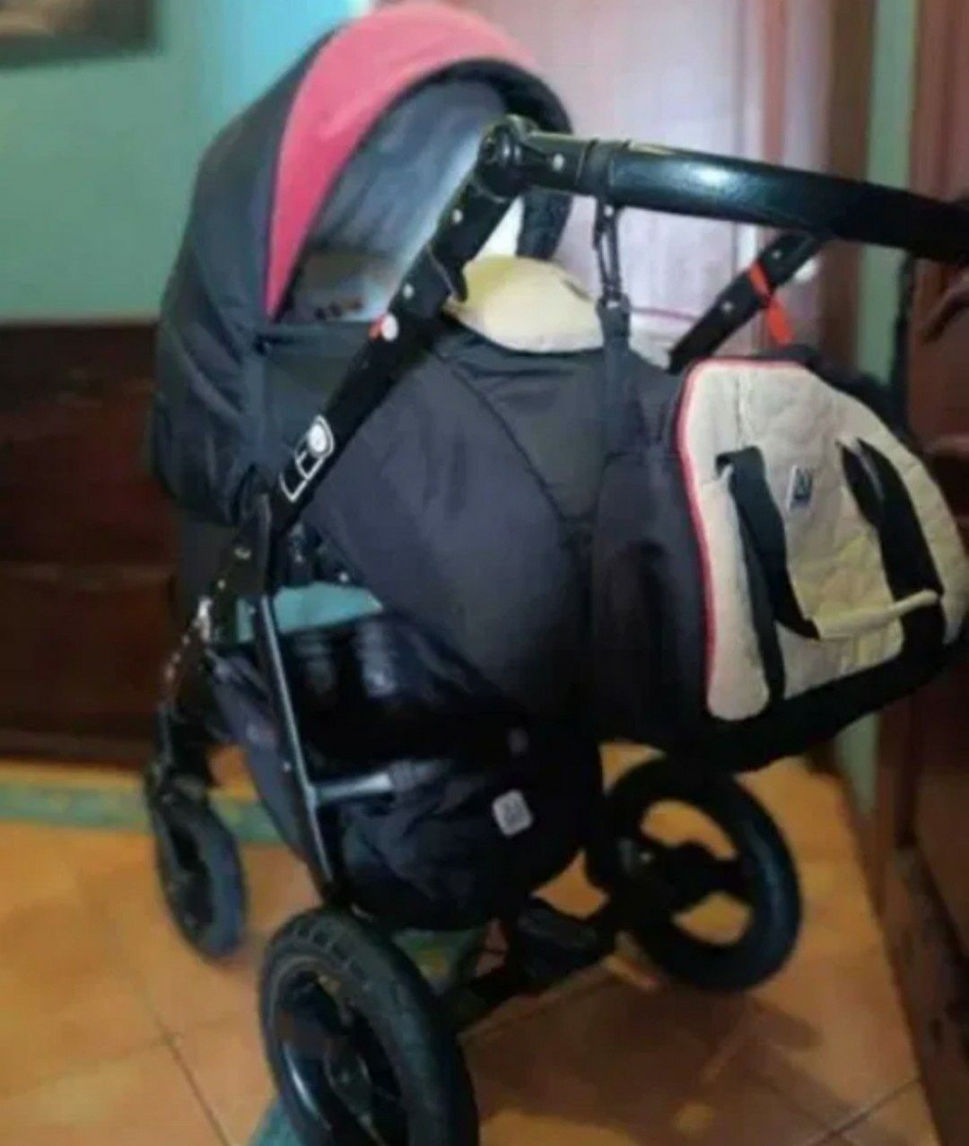 Wozek 2 w 1 głęboki i spacerowy, torba spiwor Dada paradiso group