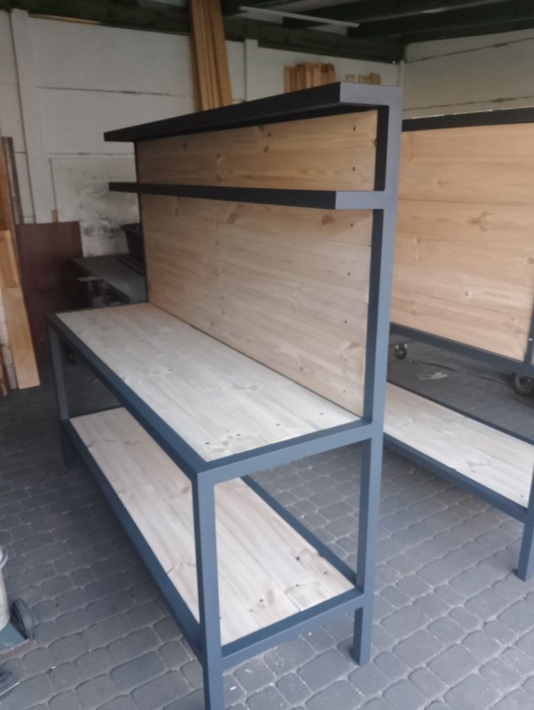 Stół  warsztatowy (falbanek)