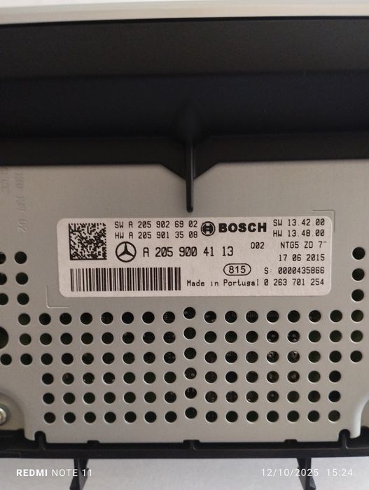 Radio para carros Mercedes w205