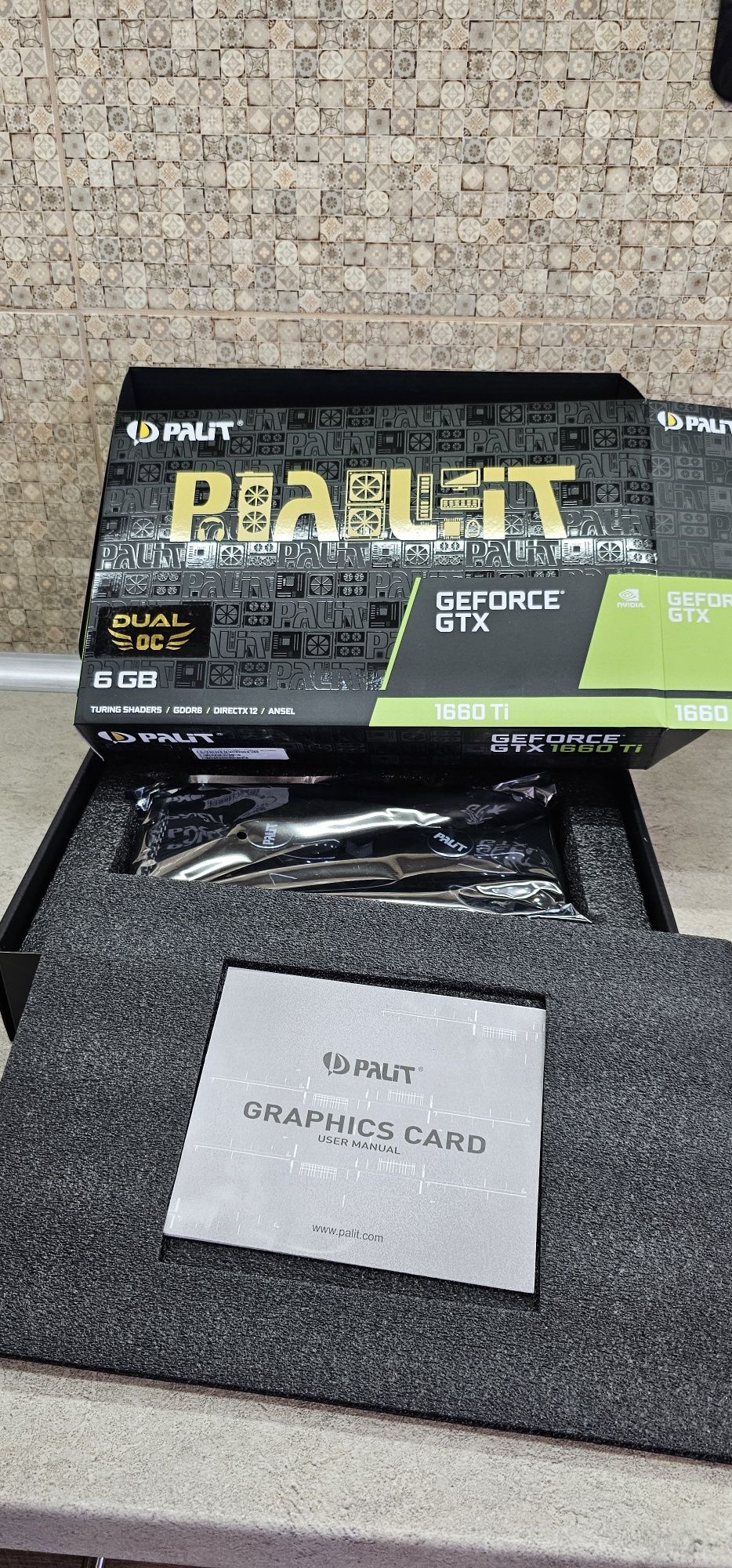 Palit Dual GTX1660Ti/Super (Комплект, пломбы)