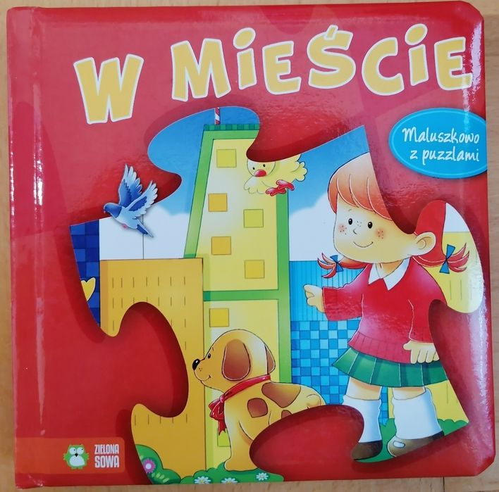 W mieście. Książka z puzzlami. Puzzle