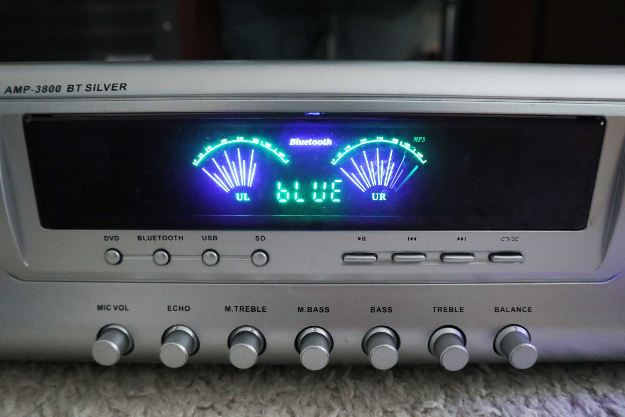 Усилитель  звука проигрыватель Auna AMP3800bt  Bluetooth USB и SD