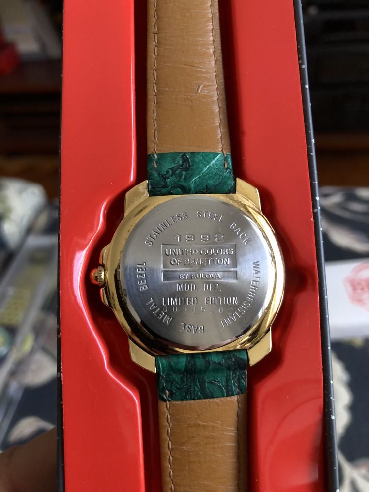 Benetton Colletion, by Bulova, coleção limitada 92