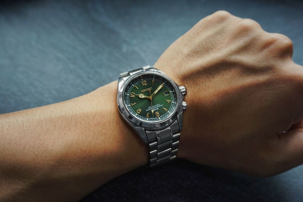 Seiko sarb017 automático com bracelete miltat