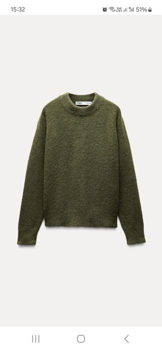 Светр Zara із вмістом шерсті та альпаки