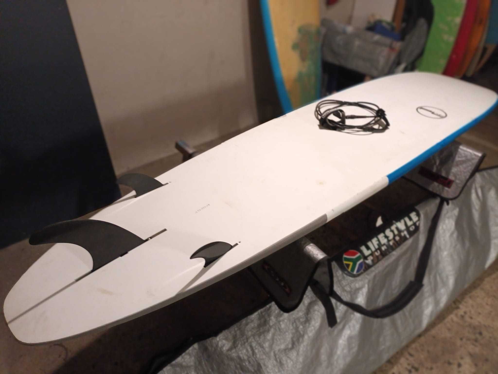 Epoxy Evolution 8 surfboard NSP 7.6 Malibu prancha de surf torq FCS