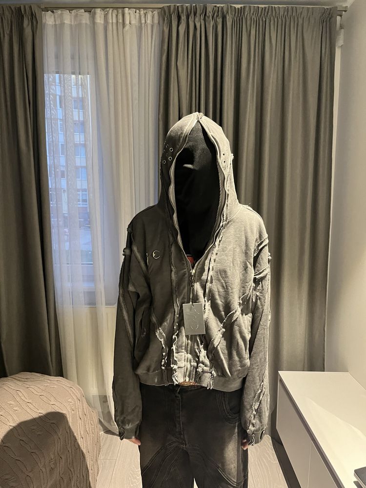 thug club zip up/ зипка опиум не vetements, balenciaga, rick owens